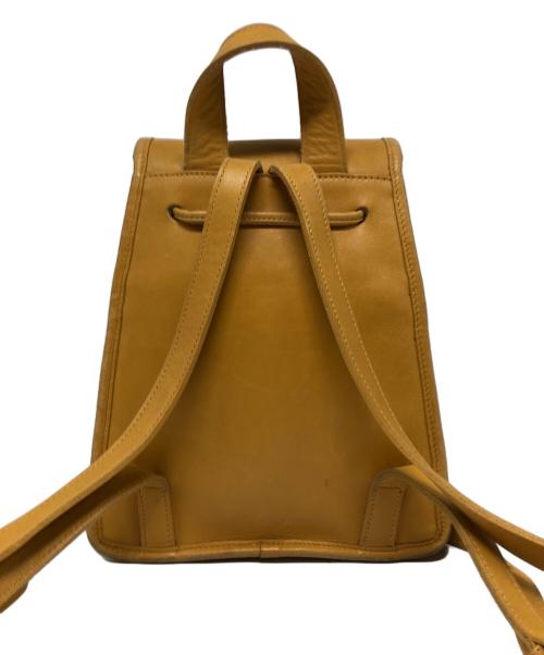 COACH（コーチ）COACH (コーチ) レザーミニリュック イエローの古着・服飾アイテム