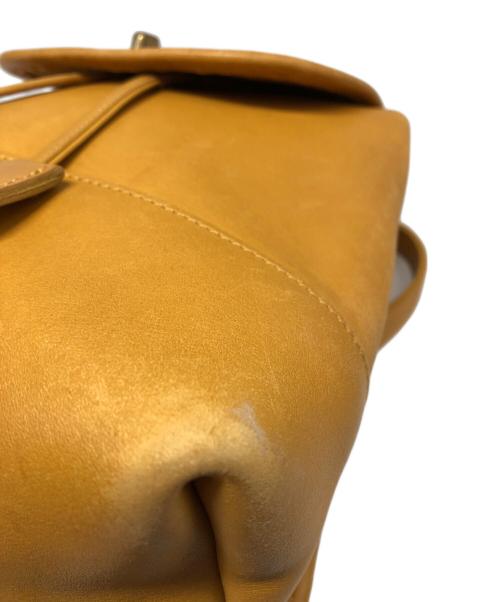 COACH（コーチ）COACH (コーチ) レザーミニリュック イエローの古着・服飾アイテム