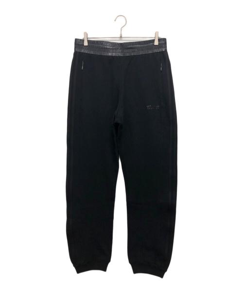 adidas Originals（アディダスオリジナル）adidas Originals (アディダスオリジナル) MONCLER (モンクレール) Drawcord-waist cotton-jersey track pants ブラック サイズ:3の古着・服飾アイテム