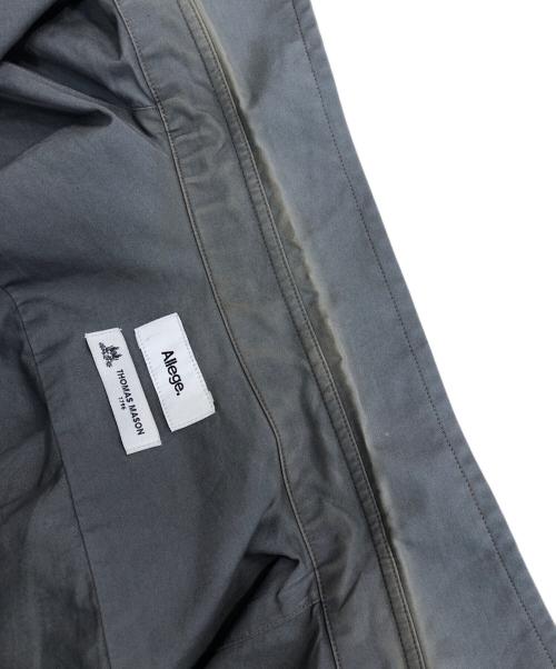 ALLEGE（アレッジ）ALLEGE (アレッジ) THOMAS MASON (トーマスメイソン) Standard Shirt グレー サイズ:2の古着・服飾アイテム