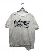 TEPPEI FURUYAMAテッペイフルヤマ）の古着「ダメージ加工カットソー」｜ホワイト