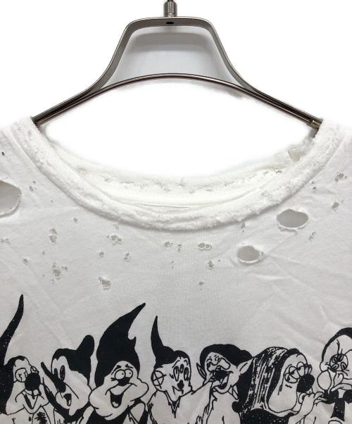 TEPPEI FURUYAMA（テッペイフルヤマ）TEPPEI FURUYAMA (テッペイフルヤマ) ダメージ加工カットソー ホワイト サイズ:記載なしの古着・服飾アイテム