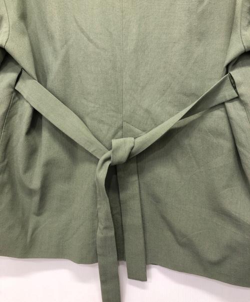 CLANE（クラネ）CLANE (クラネ) ミックスカラーベルトジャケット カーキ サイズ:1の古着・服飾アイテム