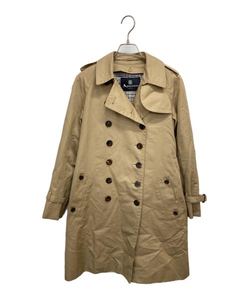 Aquascutum（アクアスキュータム）Aquascutum (アクアスキュータム) ライナー付トレンチコート ブラウン サイズ:6の古着・服飾アイテム