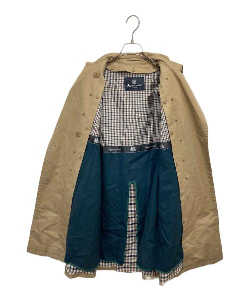 Aquascutum（アクアスキュータム）Aquascutum (アクアスキュータム) ライナー付トレンチコート ブラウン サイズ:6の古着・服飾アイテム