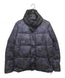 DUNO（デュノ）の古着「カモフラ柄ダウンジャケット」｜ネイビー