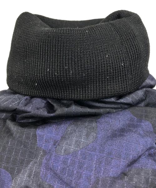 DUNO（デュノ）DUNO (デュノ) カモフラ柄ダウンジャケット ネイビー サイズ:48の古着・服飾アイテム