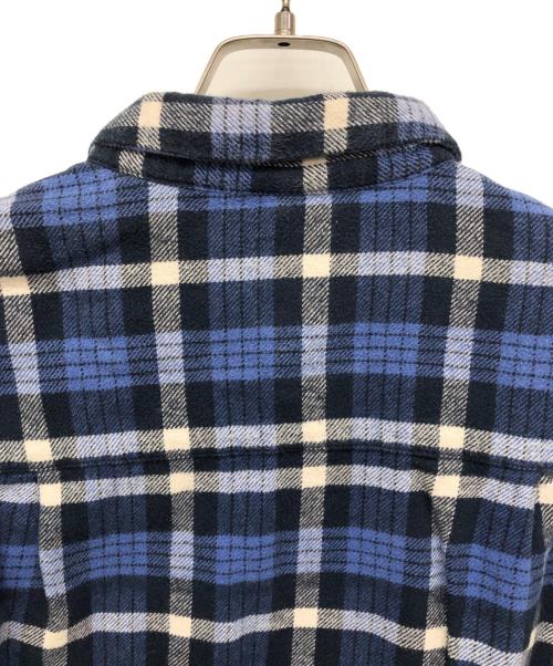WTAPS（ダブルタップス）WTAPS (ダブルタップス) チェックネルシャツ ブルー サイズ:Mの古着・服飾アイテム