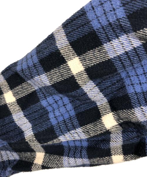 WTAPS（ダブルタップス）WTAPS (ダブルタップス) チェックネルシャツ ブルー サイズ:Mの古着・服飾アイテム