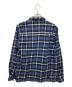 WTAPS (ダブルタップス) チェックネルシャツ ブルー サイズ:M：7000円