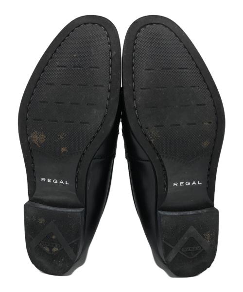 REGAL（リーガル）REGAL (リーガル) タッセルローファー ブラック サイズ:23.5の古着・服飾アイテム
