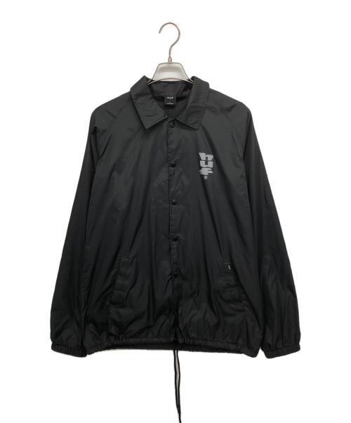 HUF（ハフ）HUF (ハフ) MEGABLAST COACHES JACKET ブラック サイズ:Lの古着・服飾アイテム