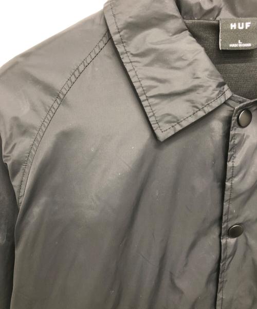 HUF（ハフ）HUF (ハフ) MEGABLAST COACHES JACKET ブラック サイズ:Lの古着・服飾アイテム