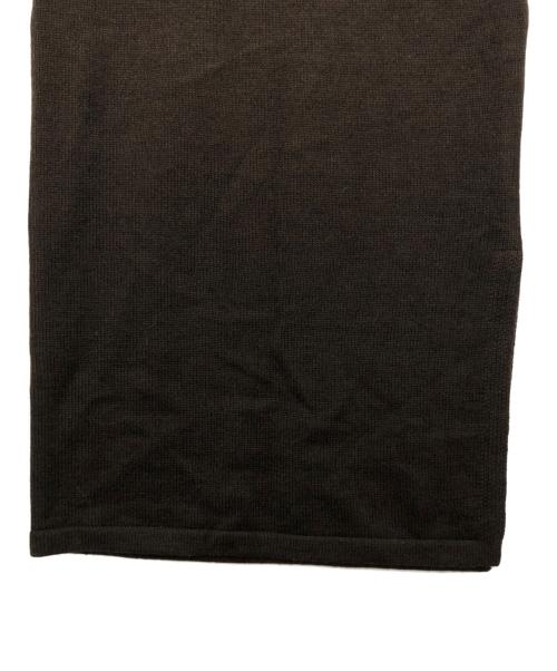 HER LIP TO（ハーリップトゥ）HER LIP TO (ハーリップトゥ) 半袖ニットワンピース ブラウン サイズ:Mの古着・服飾アイテム