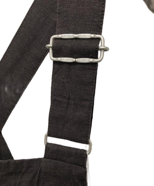 SLOBE IENA（スローブ イエナ）SLOBE IENA (スローブ イエナ) アイラインジャンパースカート ブラウン サイズ:F 未使用品の古着・服飾アイテム