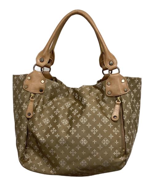 russet（ラシット）russet (ラシット) モノグラムハンドバッグ ブラウンの古着・服飾アイテム