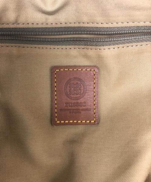 russet（ラシット）russet (ラシット) モノグラムハンドバッグ ブラウンの古着・服飾アイテム