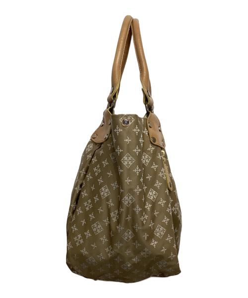 russet（ラシット）russet (ラシット) モノグラムハンドバッグ ブラウンの古着・服飾アイテム