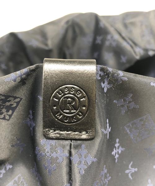 russet（ラシット）russet (ラシット) モノグラムハンドバッグ ネイビーの古着・服飾アイテム