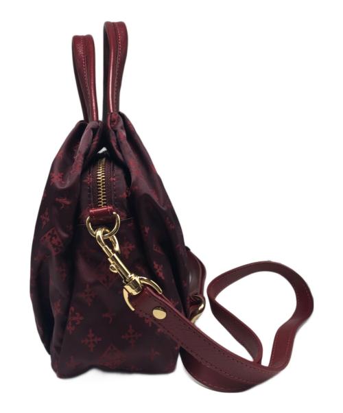 russet（ラシット）russet (ラシット) モノグラム2WAYバッグ レッドの古着・服飾アイテム