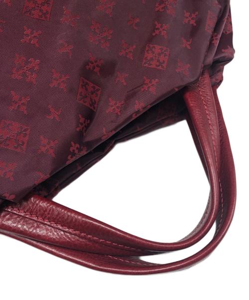 russet（ラシット）russet (ラシット) モノグラム2WAYバッグ レッドの古着・服飾アイテム