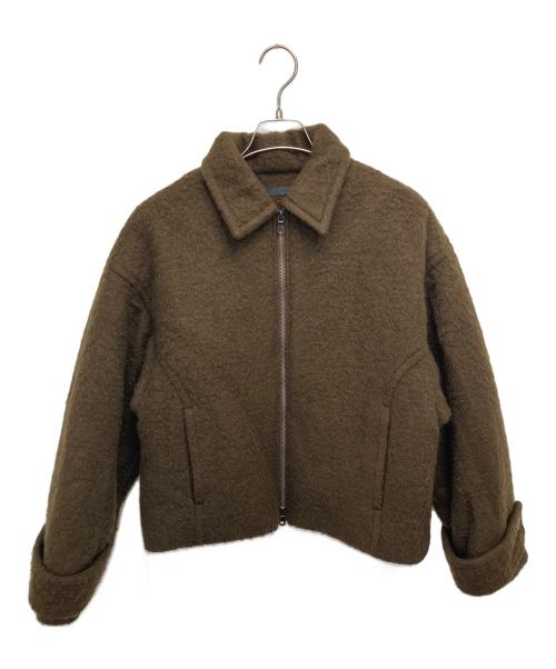 juha（ユハ）JUHA (ユハ) MOHAIR SHAGGY PADDED BLOUSON ブラウン サイズ:size 3の古着・服飾アイテム