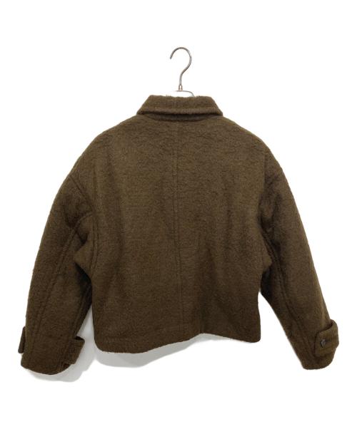 juha（ユハ）JUHA (ユハ) MOHAIR SHAGGY PADDED BLOUSON ブラウン サイズ:size 3の古着・服飾アイテム