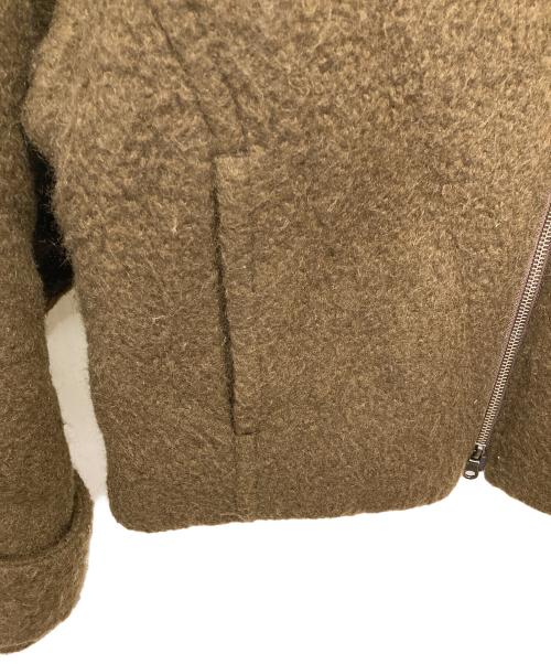 juha（ユハ）JUHA (ユハ) MOHAIR SHAGGY PADDED BLOUSON ブラウン サイズ:size 3の古着・服飾アイテム