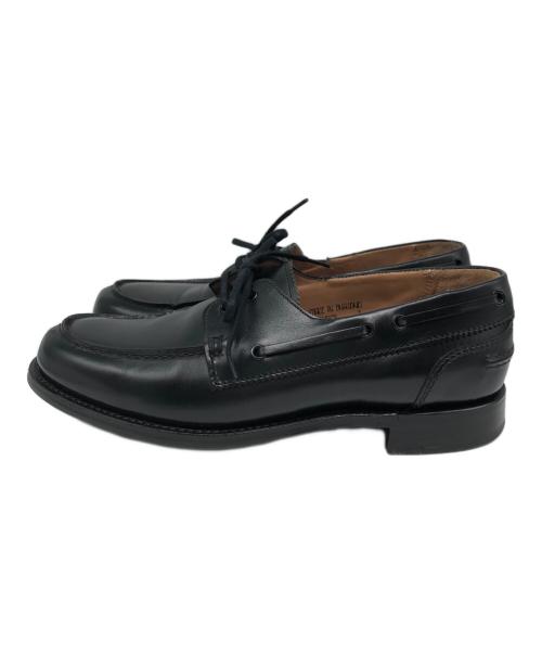 JOSEPH CHEANEY（ジョセフチーニー）JOSEPH CHEANEY (ジョセフチーニー) デッキシューズ ブラック サイズ:UK7の古着・服飾アイテム