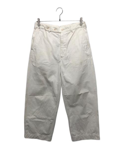 ULTERIOR（アルテリア）ULTERIOR (アルテリア) BIZEN GABARDINE MILITARY PANTS ホワイト サイズ:3の古着・服飾アイテム