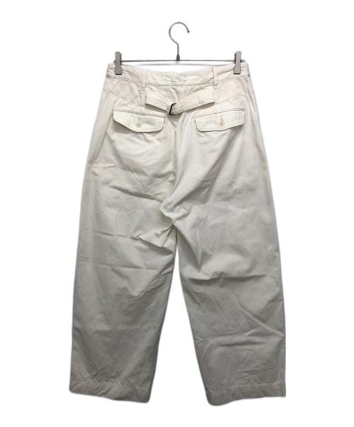 ULTERIOR（アルテリア）ULTERIOR (アルテリア) BIZEN GABARDINE MILITARY PANTS ホワイト サイズ:3の古着・服飾アイテム