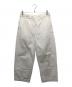 ULTERIOR（アルテリア）の古着「BIZEN GABARDINE MILITARY PANTS」｜ホワイト