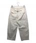 ULTERIOR (アルテリア) BIZEN GABARDINE MILITARY PANTS ホワイト サイズ:3：10000円