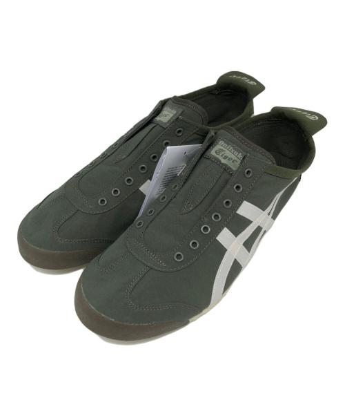 Onitsuka Tiger（オニツカタイガー）Onitsuka Tiger (オニツカタイガー) MEXICO 66 SLIP-ON オリーブ サイズ:27 未使用品の古着・服飾アイテム
