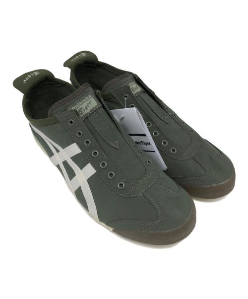Onitsuka Tiger（オニツカタイガー）Onitsuka Tiger (オニツカタイガー) MEXICO 66 SLIP-ON オリーブ サイズ:27 未使用品の古着・服飾アイテム