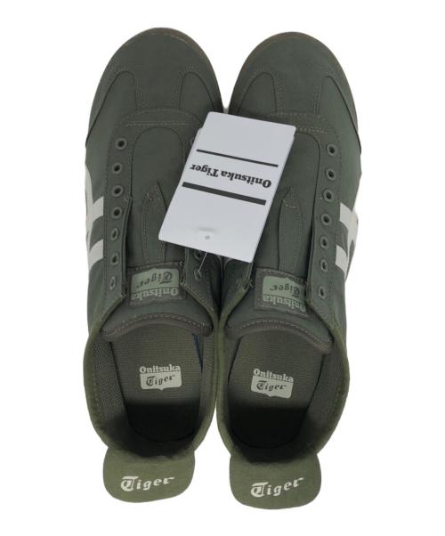 Onitsuka Tiger（オニツカタイガー）Onitsuka Tiger (オニツカタイガー) MEXICO 66 SLIP-ON オリーブ サイズ:27 未使用品の古着・服飾アイテム