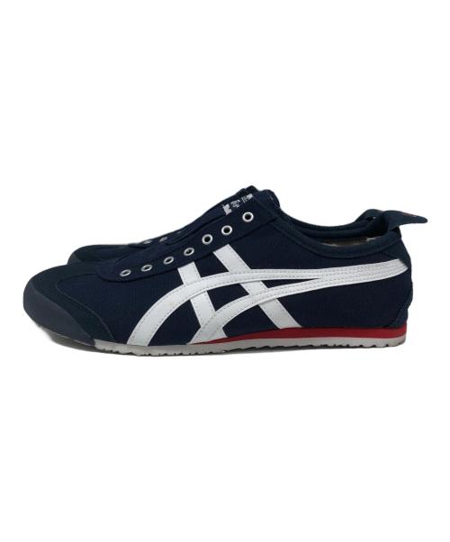Onitsuka Tiger（オニツカタイガー）Onitsuka Tiger (オニツカタイガー) MEXICO 66 SLIP-ON ネイビー サイズ:27.5の古着・服飾アイテム