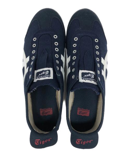 Onitsuka Tiger（オニツカタイガー）Onitsuka Tiger (オニツカタイガー) MEXICO 66 SLIP-ON ネイビー サイズ:27.5の古着・服飾アイテム
