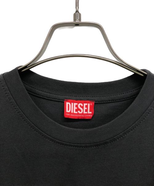 DIESEL（ディーゼル）DIESEL (ディーゼル) T-Adjust-Q7 Tシャツ ブラック サイズ:Mの古着・服飾アイテム