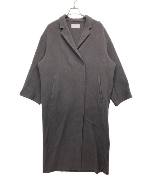 ETRE TOKYO（エトレトウキョウ）ETRE TOKYO (エトレトウキョウ) ワイドストールリバーコート グレー サイズ:Sの古着・服飾アイテム