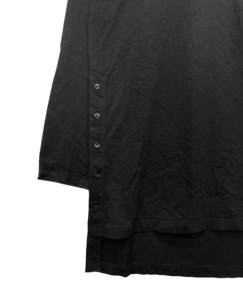 GROUND Y（グラウンドワイ）GROUND Y (グラウンドワイ) ビッグタートルネックカットソー ブラック サイズ:3の古着・服飾アイテム