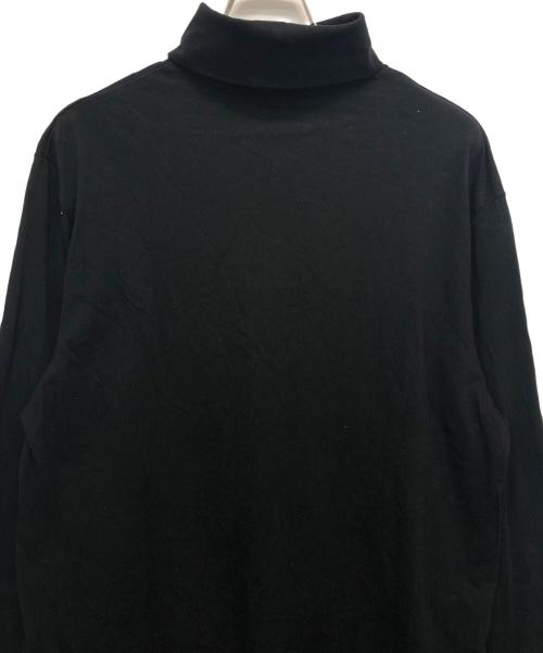 GROUND Y（グラウンドワイ）GROUND Y (グラウンドワイ) ビッグタートルネックカットソー ブラック サイズ:3の古着・服飾アイテム