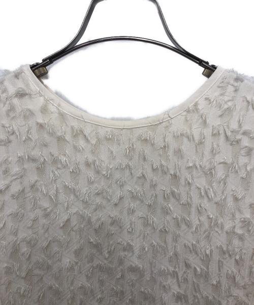 RAY BEAMS（レイ ビームス）RAY BEAMS (レイ ビームス) フリンジ ティアード ワンピース ベージュ サイズ:記載なしの古着・服飾アイテム