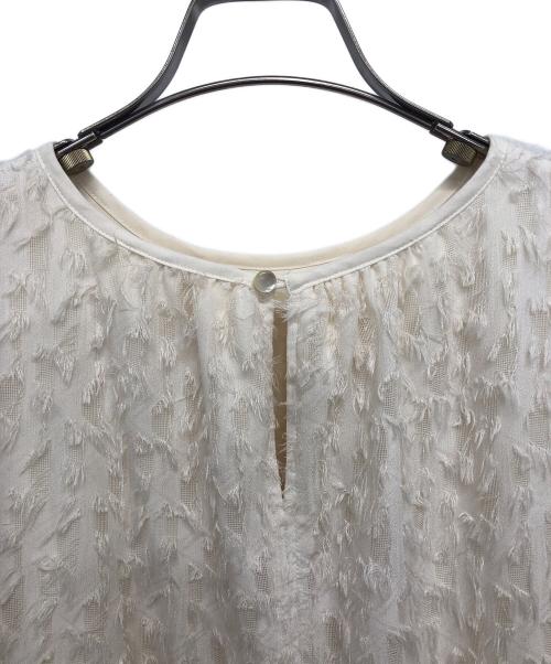 RAY BEAMS（レイ ビームス）RAY BEAMS (レイ ビームス) フリンジ ティアード ワンピース ベージュ サイズ:記載なしの古着・服飾アイテム