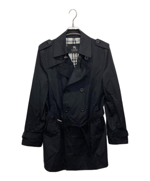 BURBERRY BLACK LABEL（バーバリーブラックレーベル）BURBERRY BLACK LABEL (バーバリーブラックレーベル) トレンチコート ブラック サイズ:Mの古着・服飾アイテム