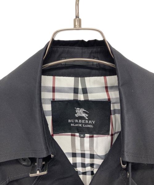BURBERRY BLACK LABEL（バーバリーブラックレーベル）BURBERRY BLACK LABEL (バーバリーブラックレーベル) トレンチコート ブラック サイズ:Mの古着・服飾アイテム