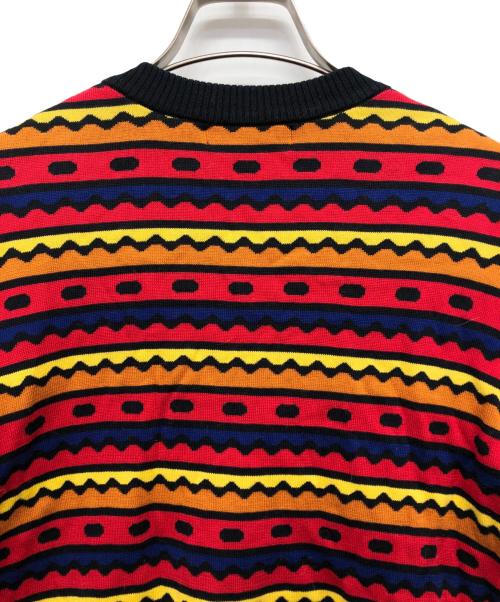 Yves Saint Laurent（イヴサンローラン）Yves Saint Laurent (イヴサンローラン) 総柄半袖カーディガン マルチカラー サイズ:Mの古着・服飾アイテム