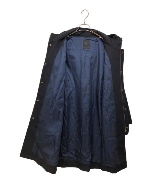 SHIPS Primary navy label（シップス プライマリー ネイビー レーベル）SHIPS Primary Navy Label (シップス プライマリー ネイビー レーベル) ウール フード コート ネイビー サイズ:36の古着・服飾アイテム