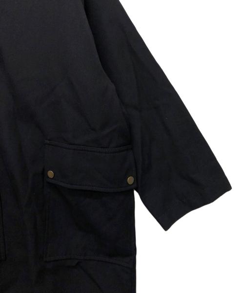 SHIPS Primary navy label（シップス プライマリー ネイビー レーベル）SHIPS Primary Navy Label (シップス プライマリー ネイビー レーベル) ウール フード コート ネイビー サイズ:36の古着・服飾アイテム