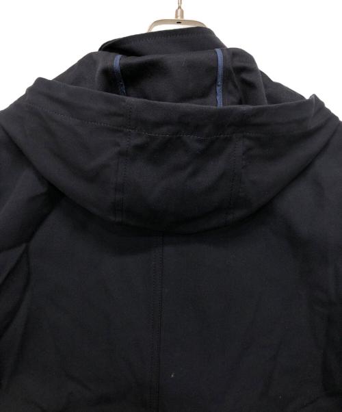 SHIPS Primary navy label（シップス プライマリー ネイビー レーベル）SHIPS Primary Navy Label (シップス プライマリー ネイビー レーベル) ウール フード コート ネイビー サイズ:36の古着・服飾アイテム